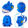 Load image into Gallery viewer, Crazy Safety Backpack Blue Dinosaur backpack