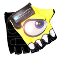 Load image into Gallery viewer, Crazy Safety Bicycle gloves Yellow Cycling gloves with reflective eyes
