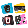 Load image into Gallery viewer, Crazy Safety Bicycle helmet Friends children's helmet with light