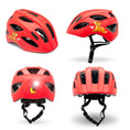 Load image into Gallery viewer, Crazy Safety Bicycle helmet Friends children's helmet with light