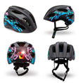 Load image into Gallery viewer, Crazy Safety Bicycle helmet Graffiti Splash children's helmet with light