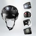 Load image into Gallery viewer, Crazy Safety Bicycle helmet Matte black / L (55cm-61cm) Willow e-bike bicycle helmet