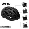 Load image into Gallery viewer, Crazy Safety Bicycle helmet Matte black / M (54-59cm) Empire bicycle helmet