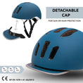Load image into Gallery viewer, Crazy Safety Bicycle helmet METRO urban bicycle helmet with light