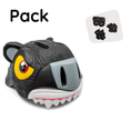 Load image into Gallery viewer, Crazy Safety Bicycle helmet Product bundle: Black Panther Bicycle Helmet, and Protective Gear for Children