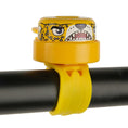 Load image into Gallery viewer, Crazy Safety Bicycle helmet Product bundle: Yellow leopard bicycle helmet, cycling gloves, lock, and leopard ring bell for children