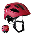 Load image into Gallery viewer, Crazy Safety Bicycle helmet Red Heart / M (54-58cm) Heartbeat Stripes children's helmet with light