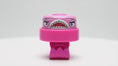 Load and play video in Gallery viewer, Pink Shark Fun and Colorful Bicycle Bell for Kids, Adding a Playful Touch and Extra Safety to Every Ride