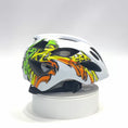 Load and play video in Gallery viewer, Crazy Safety Kids’ Bicycle Helmet Featuring a Powerful Rechargeable Rear Light, Perfect for Children Aged 6 to 12 Years