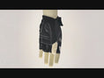 Load and play video in Gallery viewer, Blue Comfortable and Stylish Bicycle Gloves for Kids with Reflective Eye Design, Offering Safety and Fun on Every Ride