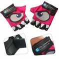 Load image into Gallery viewer, Product bundle: Pink pony bicycle helmet, protective gear, lock, and bicycle gloves for children
