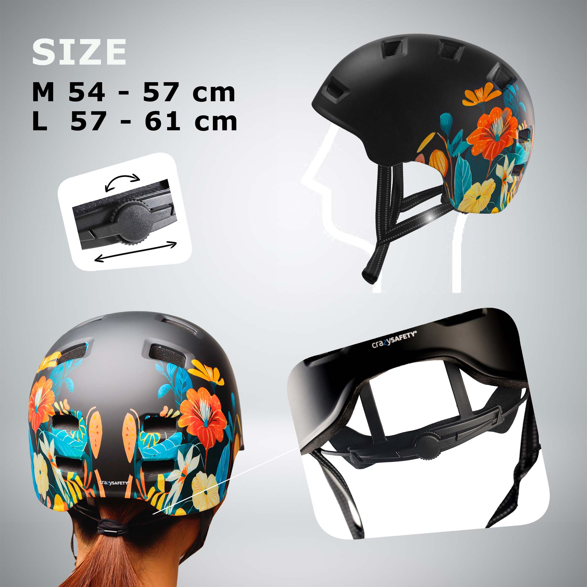 RAMPAGE skater bicycle helmet - Belle