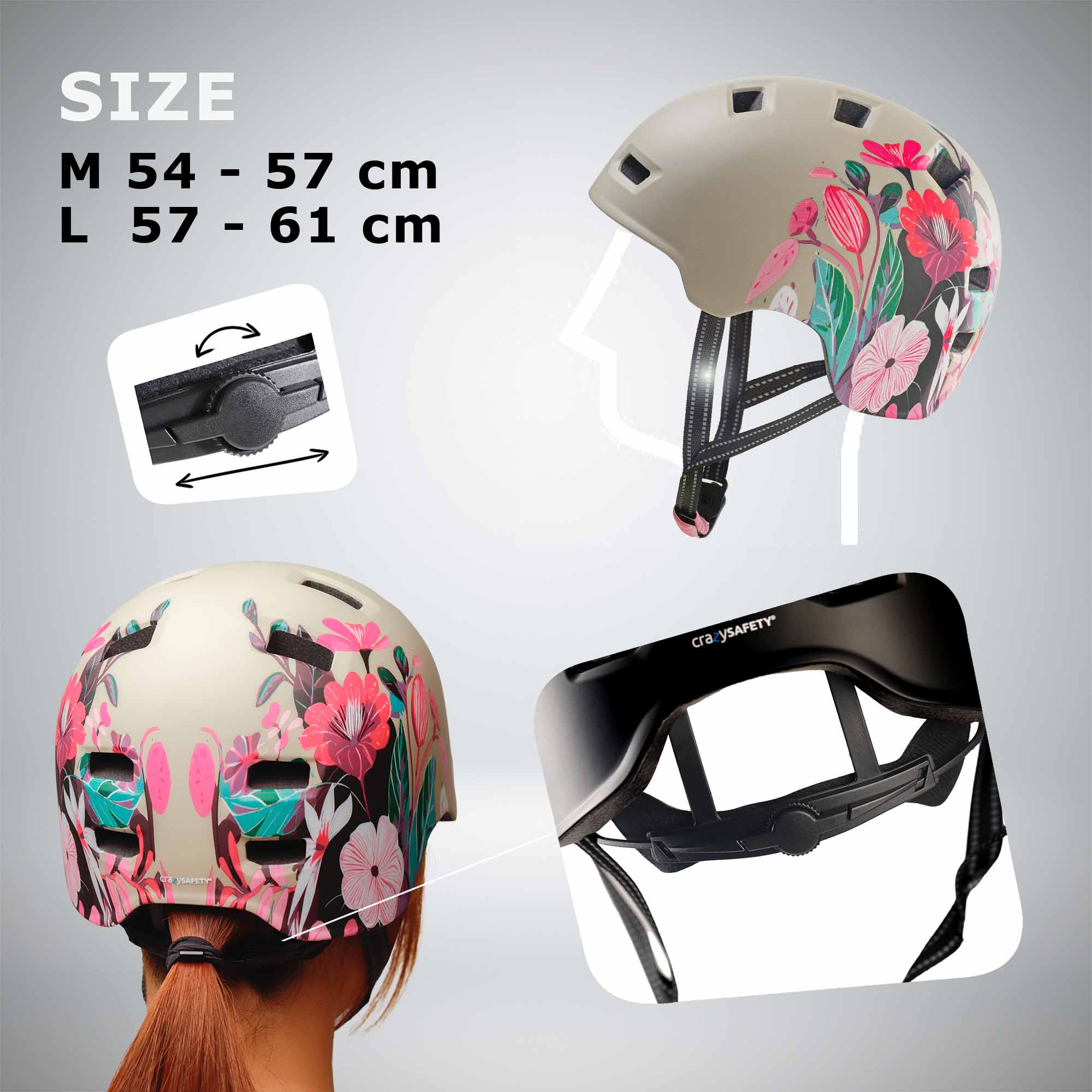 RAMPAGE skater bicycle helmet - Belle