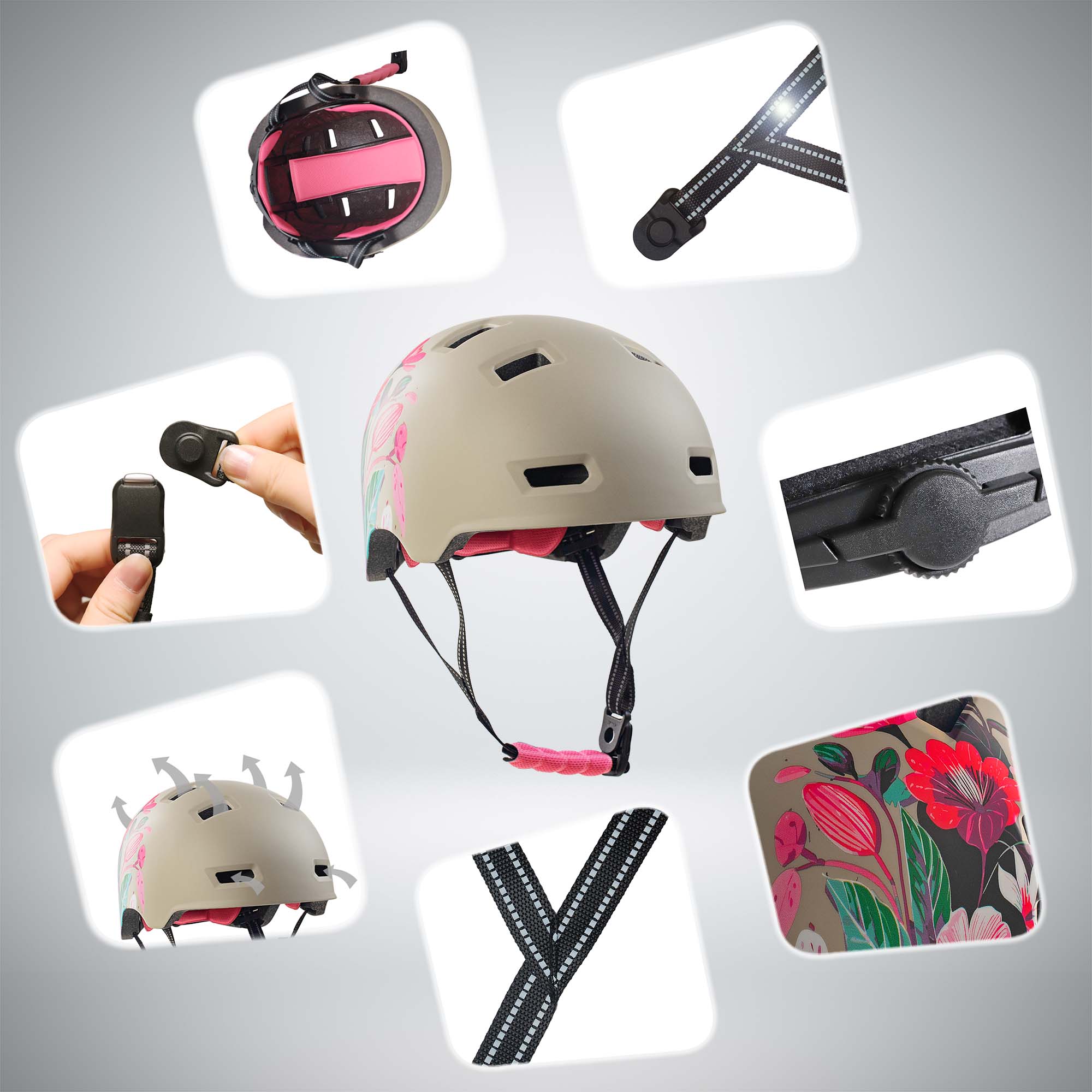 RAMPAGE skater bicycle helmet - Belle