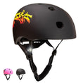 Laad afbeelding in Galerij weergave, Crazy Safety Bicycle helmet Black graffiti / S/M (52-56cm) Ramp skater bicycle helmet
