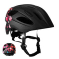 Laad afbeelding in Galerij weergave, Crazy Safety Bicycle helmet Black Heart / M (54-58cm) Heartbeat Stripes children's helmet with light
