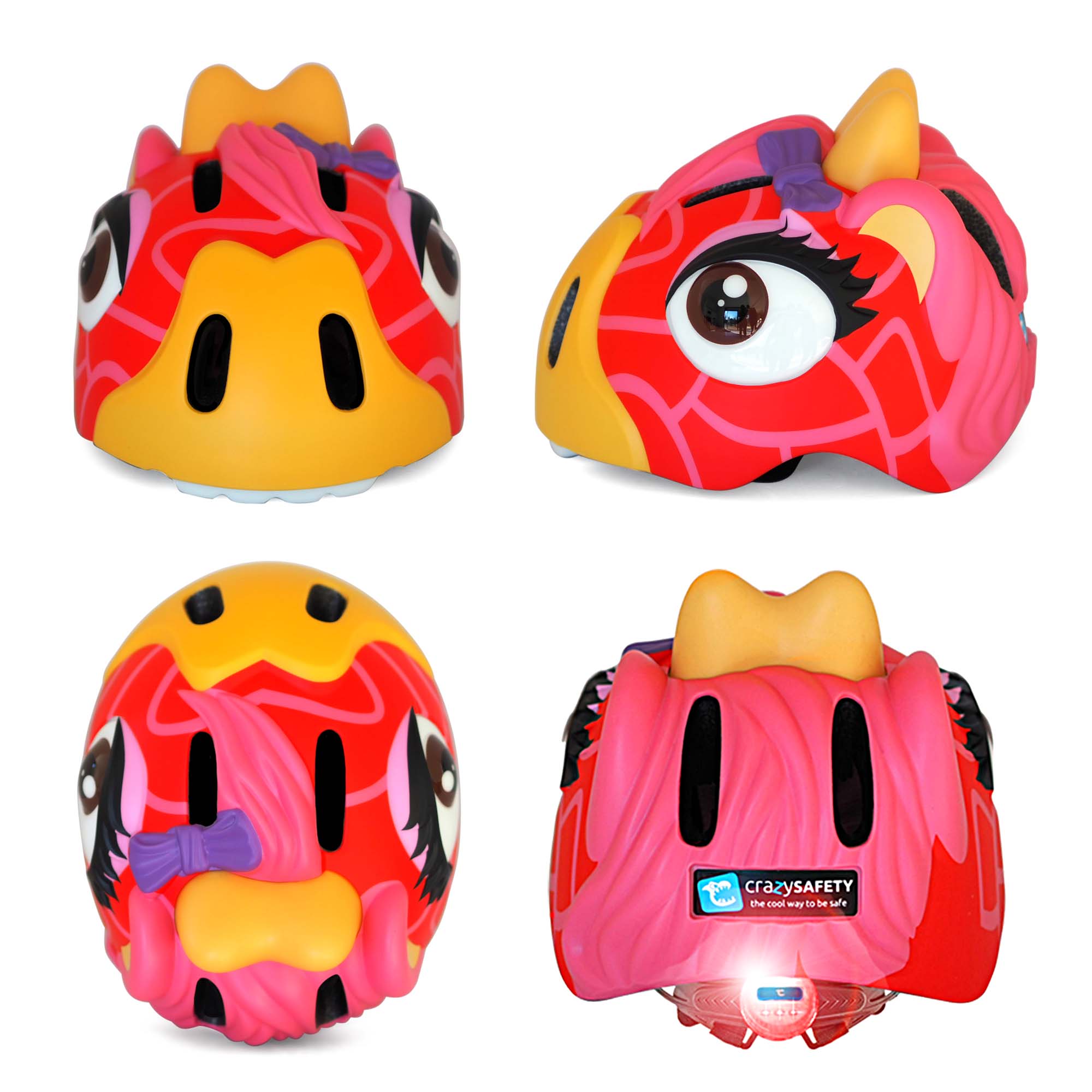 Crazy Safety Bicycle helmet Giraffe bicycle helmet