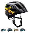 Laad afbeelding in Galerij weergave, Crazy Safety Bicycle helmet Graffiti Splash children's helmet with light
