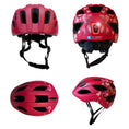 Laad afbeelding in Galerij weergave, Crazy Safety Bicycle helmet Heartbeat Stripes children's helmet with light
