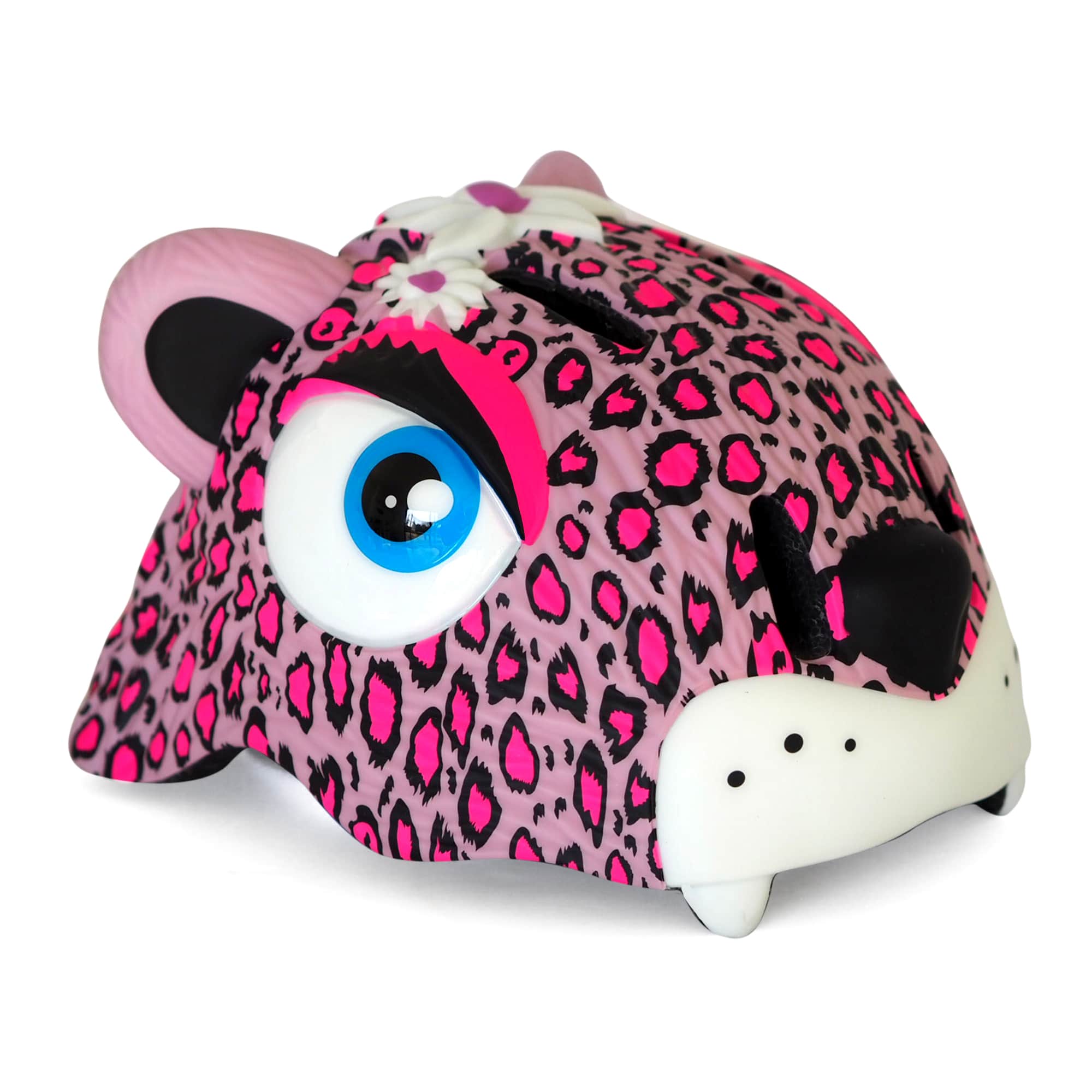 Crazy Safety Bicycle helmet Pink / S (49-55cm) Leopard bicycle helmet