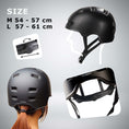 Laad afbeelding in Galerij weergave, Crazy Safety Bicycle helmet RAMPAGE skater bicycle helmet - Urban
