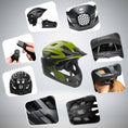 Laad afbeelding in Galerij weergave, Crazy Safety Bicycle helmet TITAN fullface bicycle helmet
