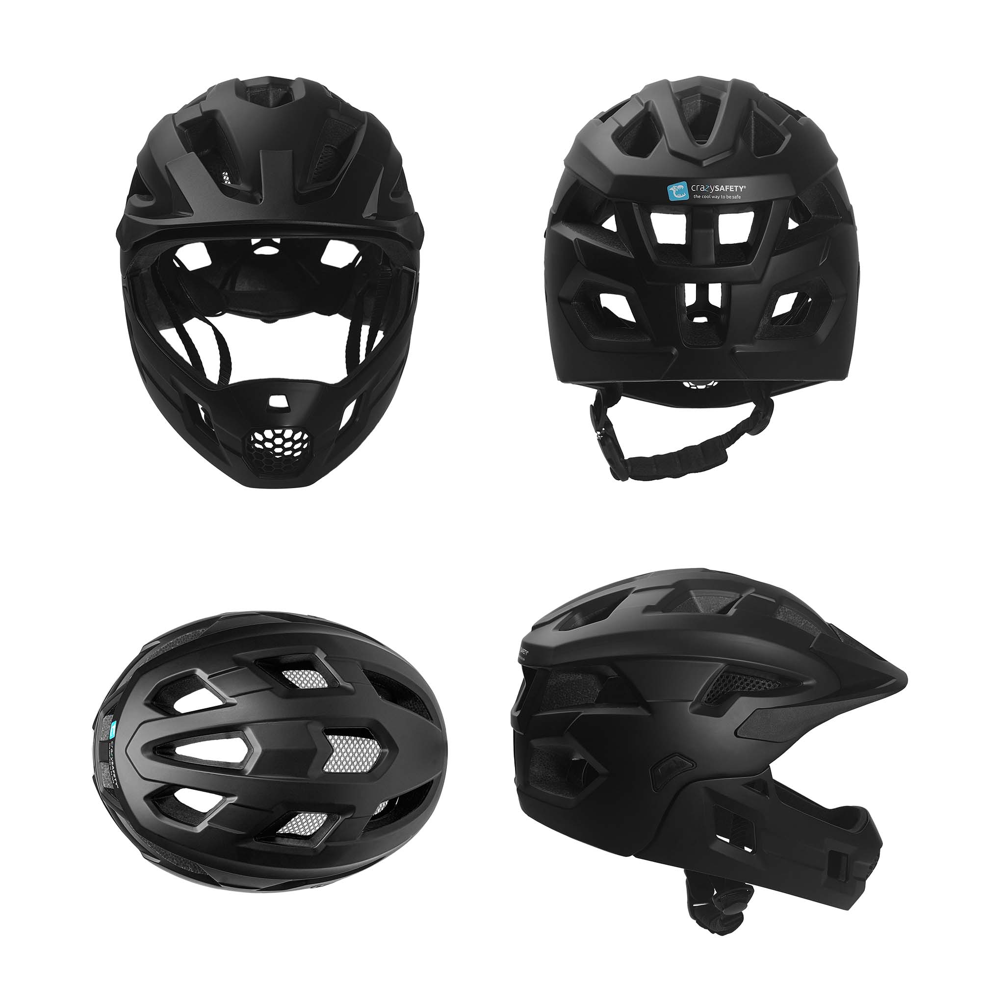 Crazy Safety Bicycle helmet TITAN fullface bicycle helmet