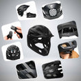 Bild in Galerie-Betrachter laden, Crazy Safety Bicycle helmet TITAN fullface bicycle helmet
