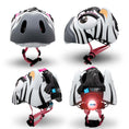 Laad afbeelding in Galerij weergave, Crazy Safety Bicycle helmet White / S (49-55cm) Zebra bicycle helmet
