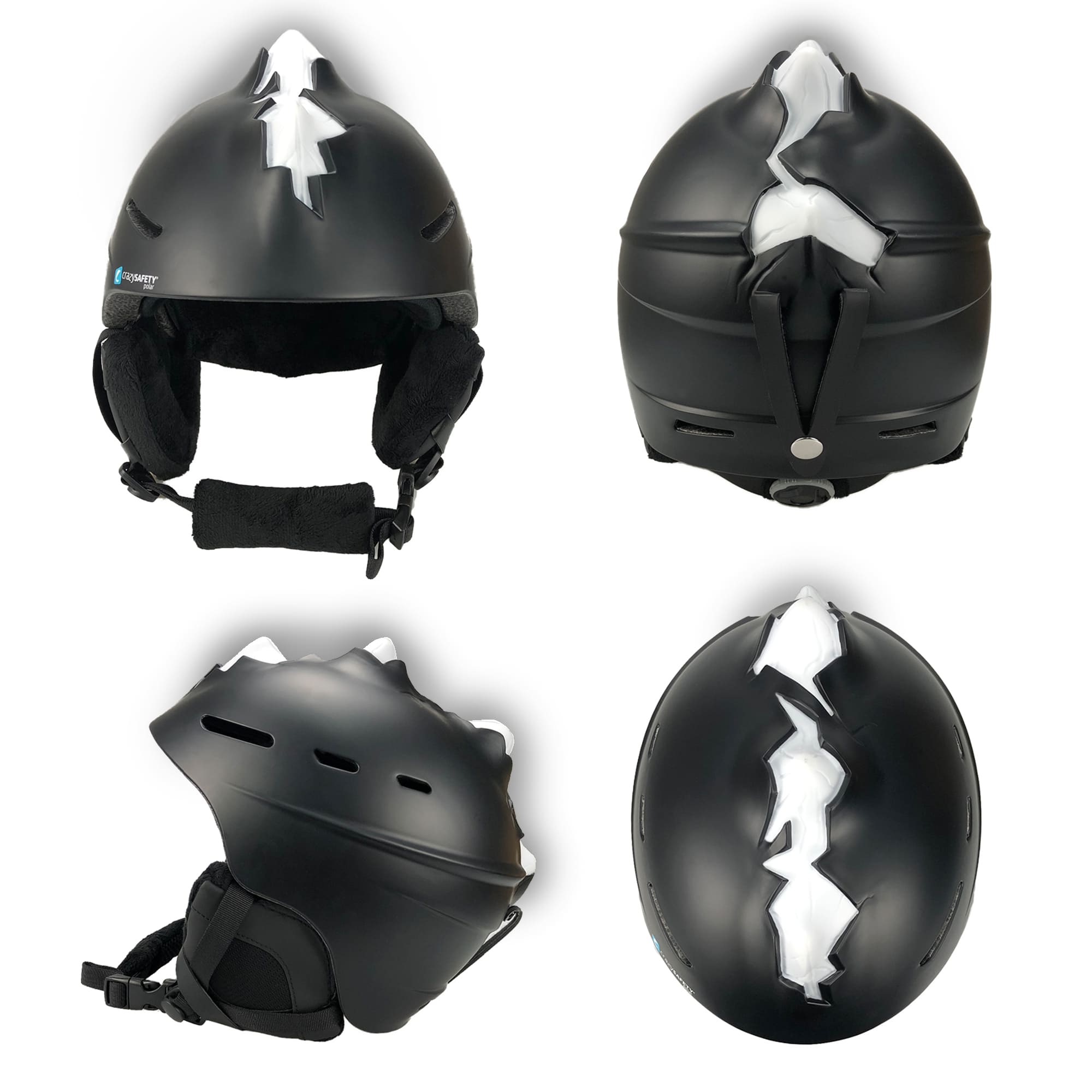 Crazy Safety Ski helmet Bone Spike ski helmet